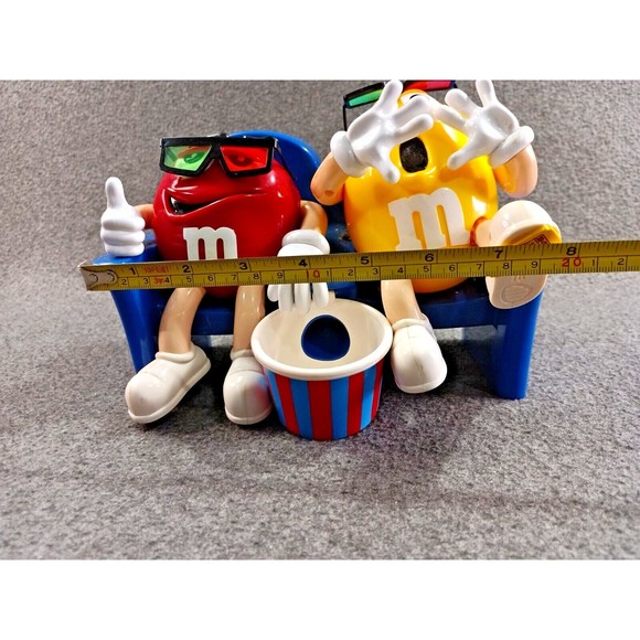 M&M's Collectible 3D Movie Theater Seats Themed Candy Dispenser Fully Functions - Picture 2 of 10
